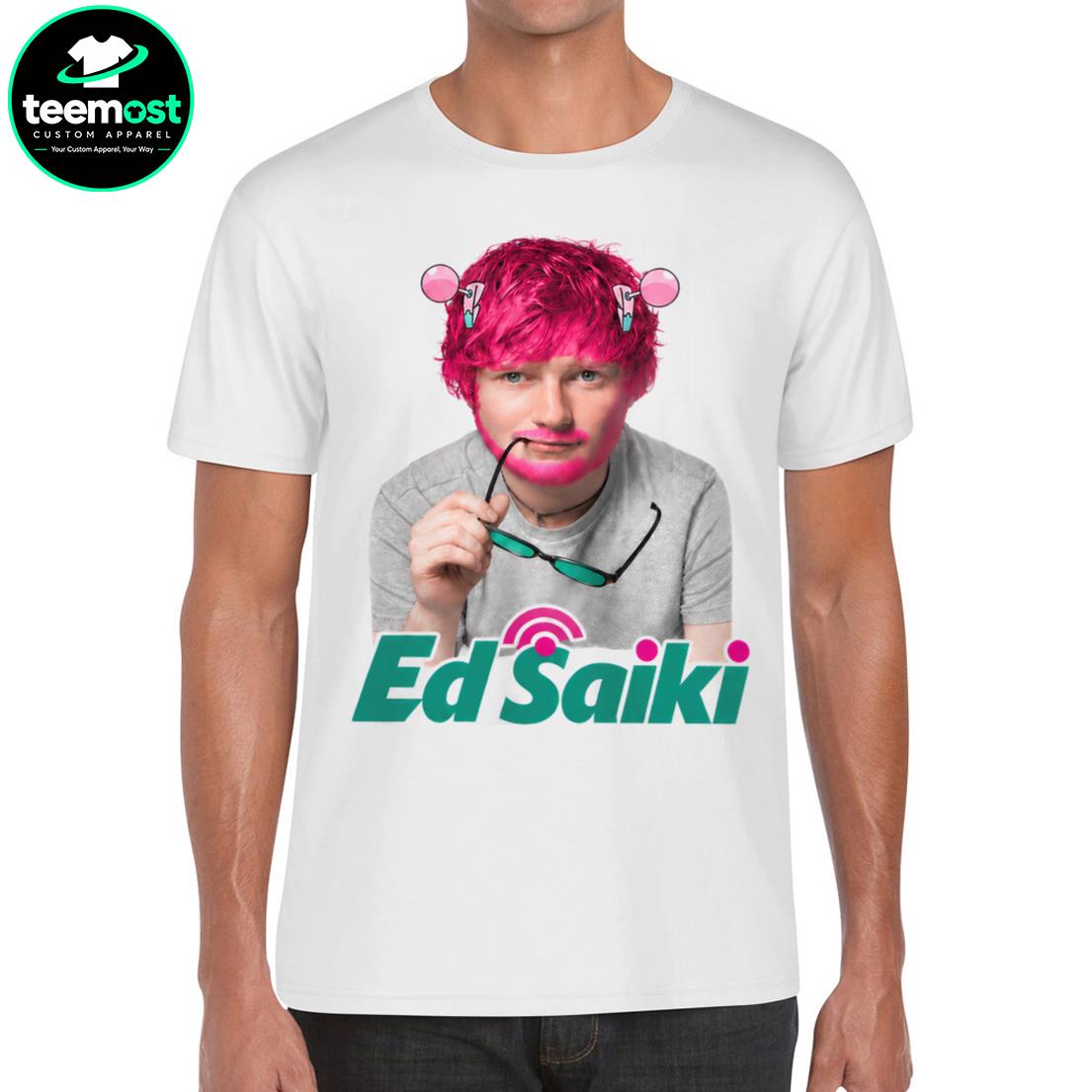 Funny Ed Sheeran Ed Saiki Disastrous Life Anime Parody T-Shirt, Hoodie, Sweatshirt, Ladies Boyfriend Shirt
