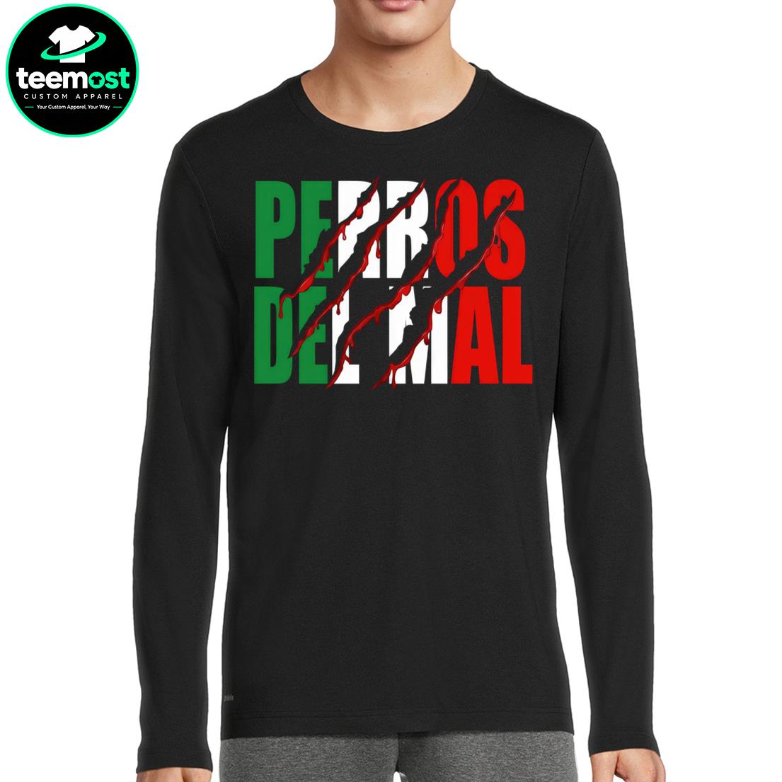 Perros Del Mal Dios Perdona Los Perros No 2026 T-Shirt, Hoodie, Sweatshirt, Ladies Boyfriend Shirt - Image 4